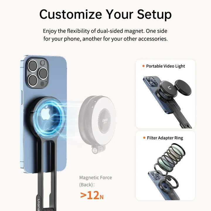 Skanto | Pocket Size Clip-On Magnetisk Sammenleggbart Stativ