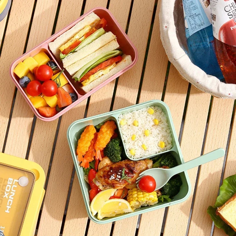 Bento matboks for på farten med bestikk | Skanto