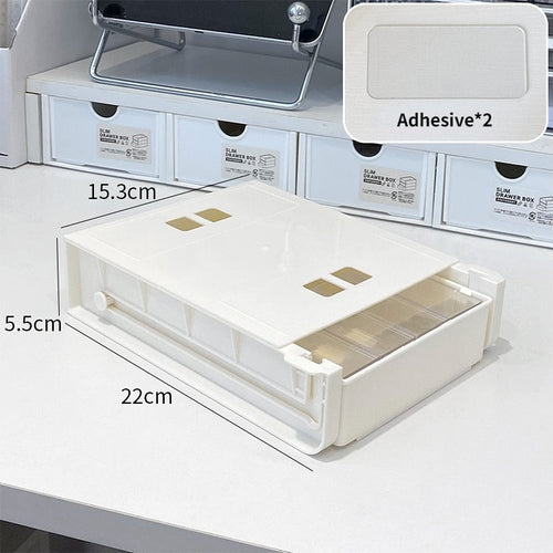 Skanto | Smart Under Skrivebord Skjult Glidende Skuff Organizer