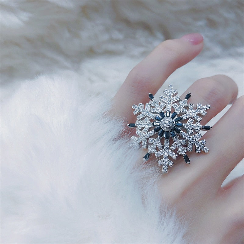 Skanto | Vinter Snøfnugg Roterende Ring