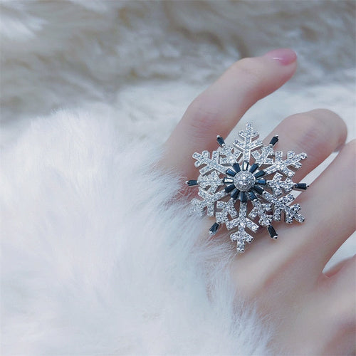 Skanto | Vinter Snøfnugg Roterende Ring