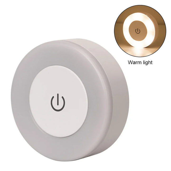 Skanto | LUMORA Touch LED Nattlys | USB Oppladbar | Magnetisk & Trinnløs Dimming | Varme & Kaldt Lys