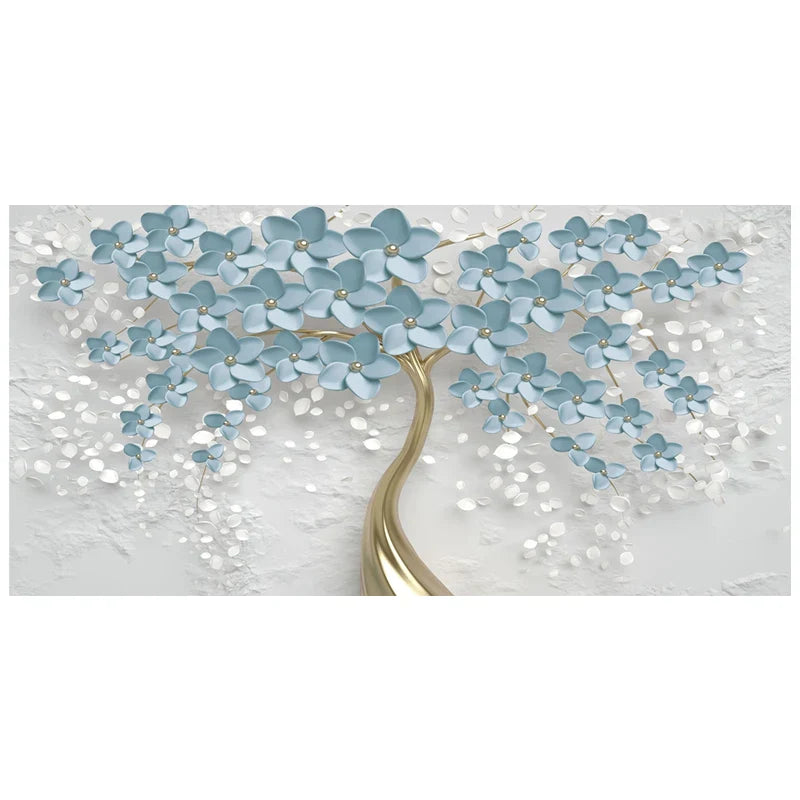 Abstrakt Floral Stor Blomster Petal Trevegg Kunst Fine Art Lærredsutskrifter Bilde For Stue Soverom Salong Kunst Dekor | Skanto