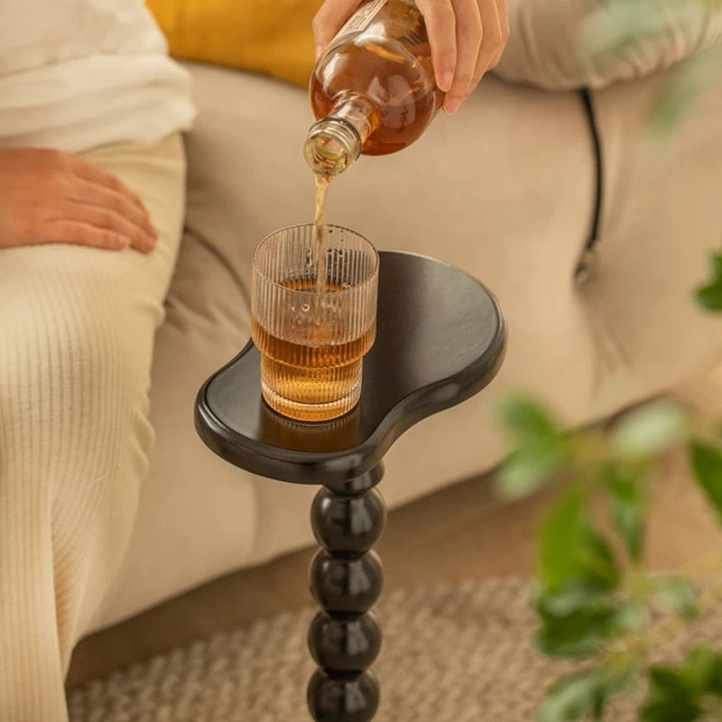 Skanto | Middelalder Tid Solide Tre Mini Kaffe Bord