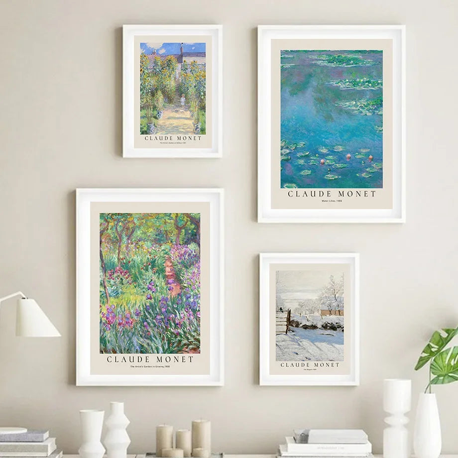 Tidløse Klassikere Vintage Landskapsveggkunst Fine Art Lerretsutskrifter Bilder Plakater Berømte Malerier For Stue Spisestue Soverom Kunst Dekor | Skanto