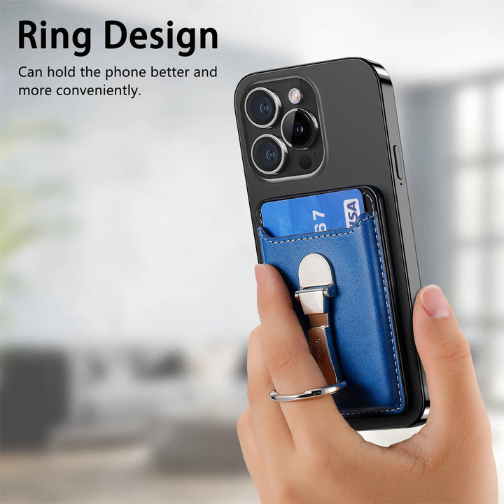 Skanto | Lær Magsafe Telefon Lommebok Holder