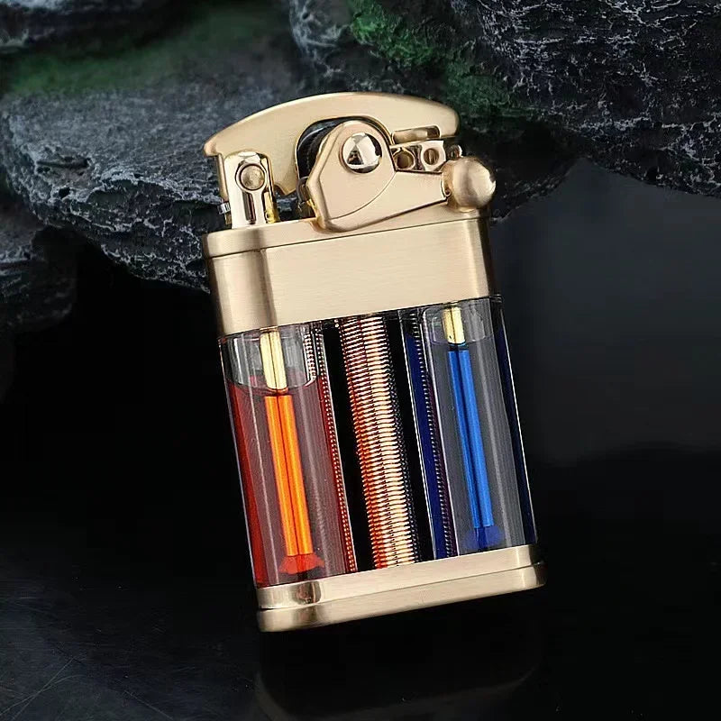 Multi-Fuel Gjennomsiktig Væske Kerosin Lighter | Skanto