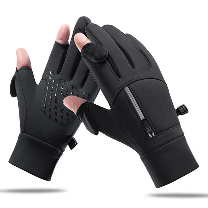 Skanto | FrostGrip | Vinterhansker med foldbare fingertupper | Vanntett, Vindproof & Berøringsskjermkompatibel | M–XL