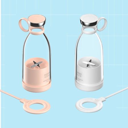 Skanto | Bærbar Elektrisk Trådløs Juicer Blender – 350ML Reisevennlig Smoothie Maker