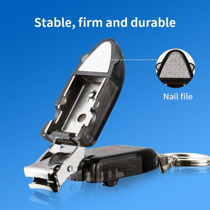 Stainless Steel Nail Clipper Keychain | Skanto