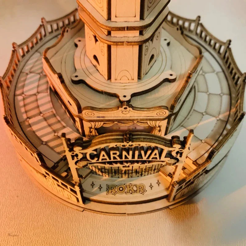 Skanto | Tre 3D Puslespill DIY Karnevalstårn Kitt