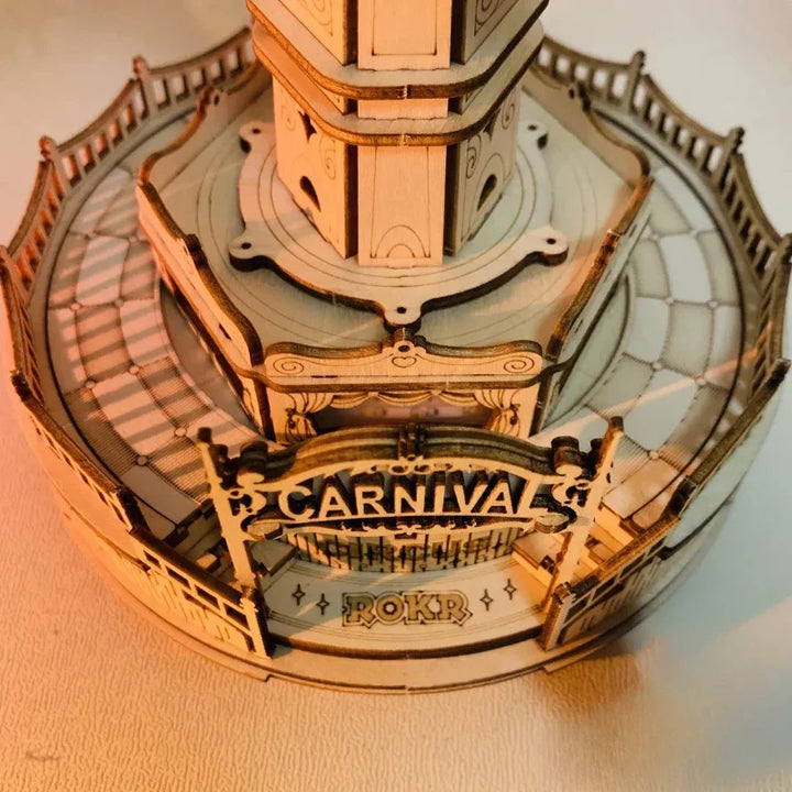 Skanto | Tre 3D Puslespill DIY Karnevalstårn Kitt