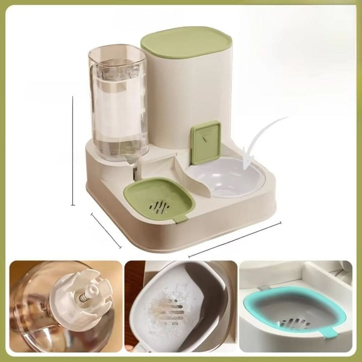 Skanto | Automatisk Mat- og Vann Dispenser for Kjæledyr