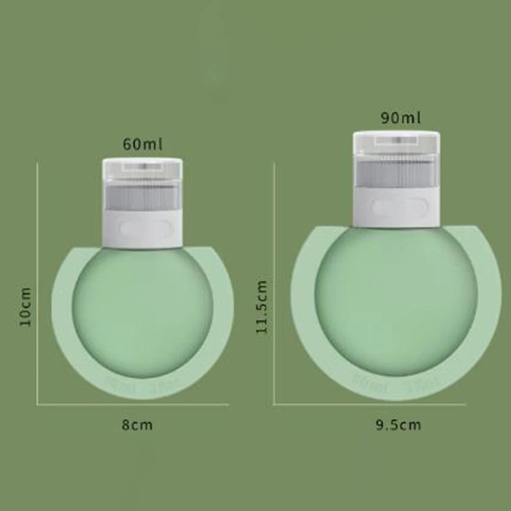 Lekasikker Silikon Klemflaske Reisevæske Dispenser | Skanto