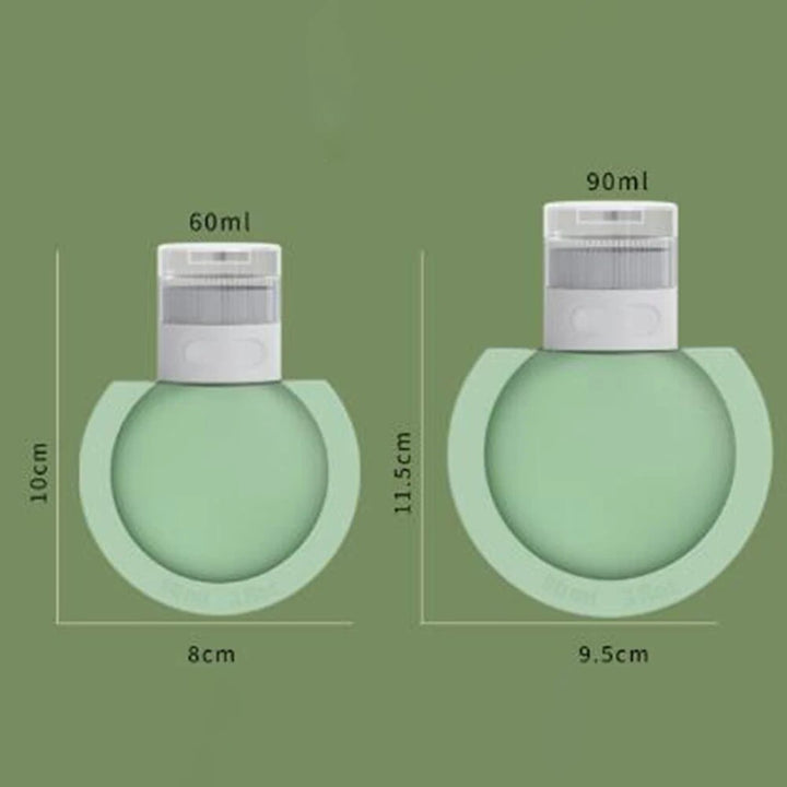Lekasikker Silikon Klemflaske Reisevæske Dispenser | Skanto