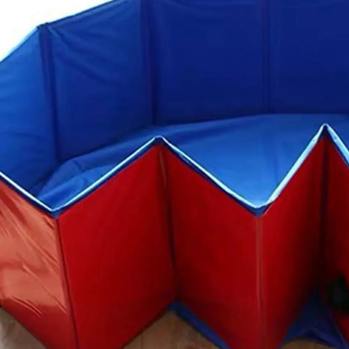 Sammenleggbar PVC hundepool med dreneringsventil Skanto
