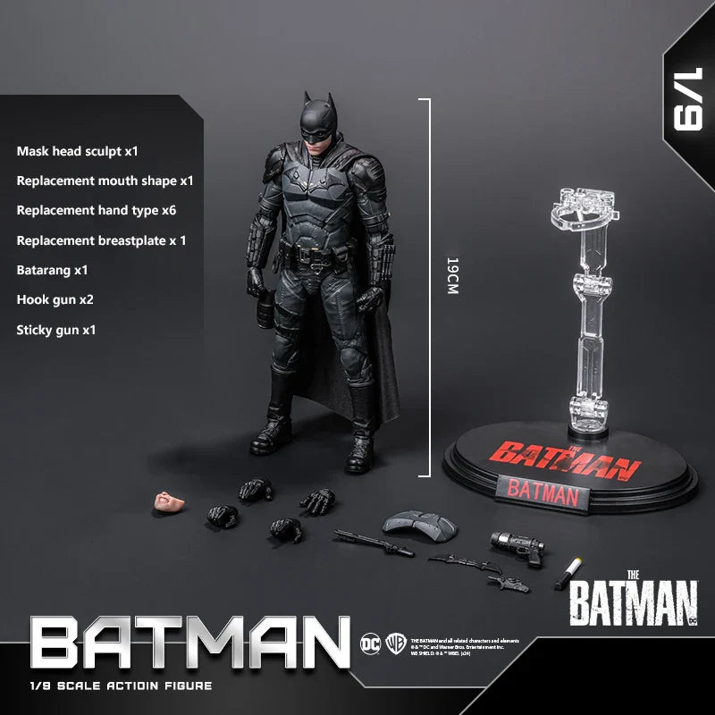 Fondjoy 1/9 Skala Batman Action Figur - Deluxe Utgave Samleobjekt, Perfekt Fødselsdagsgave for Gutter, 85. Årsjubileums Heder