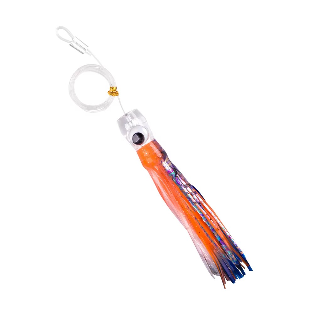 Skanto | 5pcs Rigged Trolling Skirt Tuna Lures for Mahi, Marlin, Shark and Wahoo – Big Game Saltwater Lures