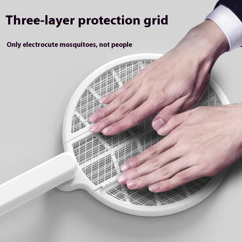 Foldbar Automatisk Lampe Mygg Zapper Racket | Skanto