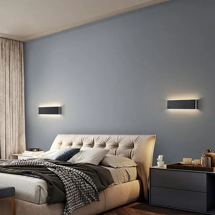 Skanto | LumiEra Moderne LED Vegglampe | Stilrent Design | Varme hvite lys for soverom, korridor & bad