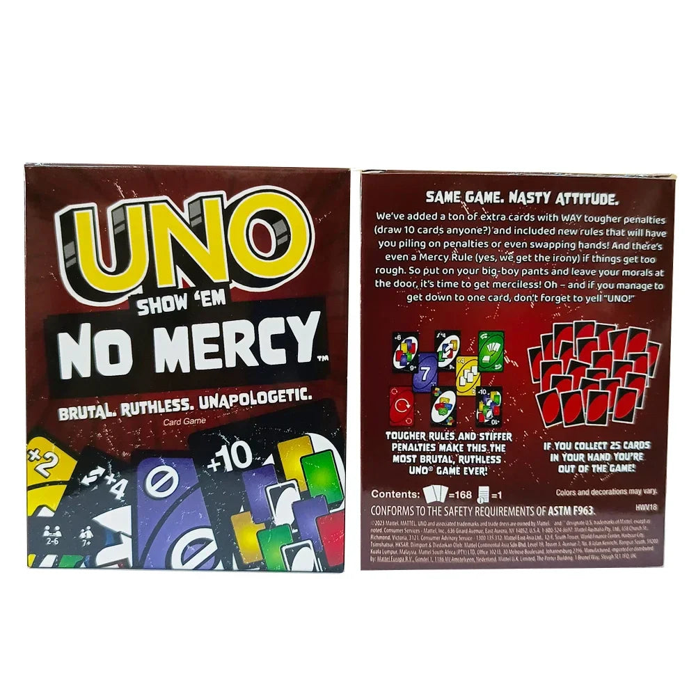 UNO Kortspill - Familievennlig moro for barn og voksne, Festlig Super Mario-tema, Perfekt bursdagsgave for alle aldre