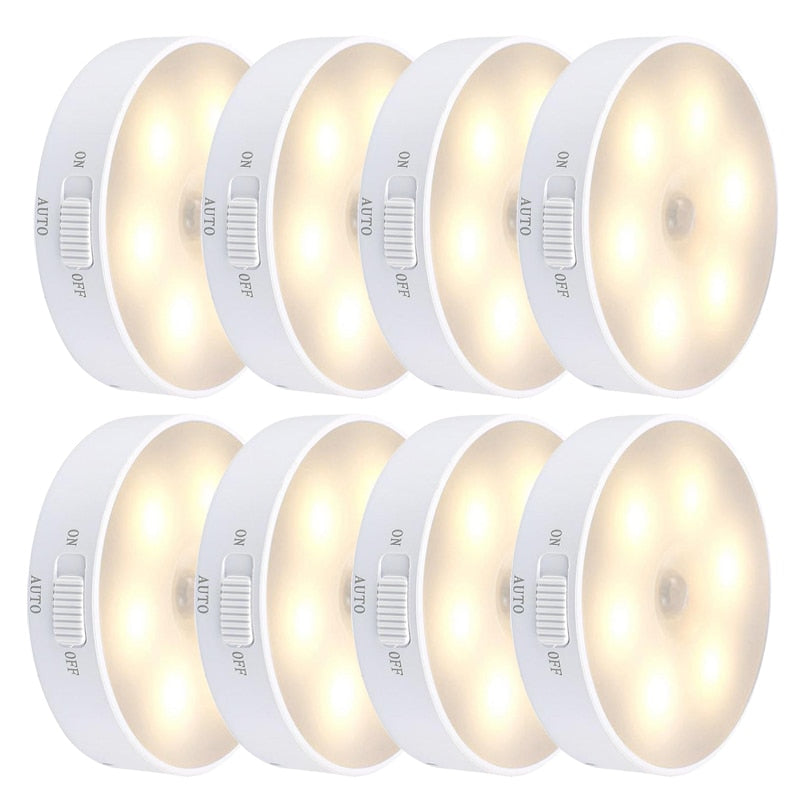 Skanto | Klistrete LED Bevegelsessensor Mini Nattlampe