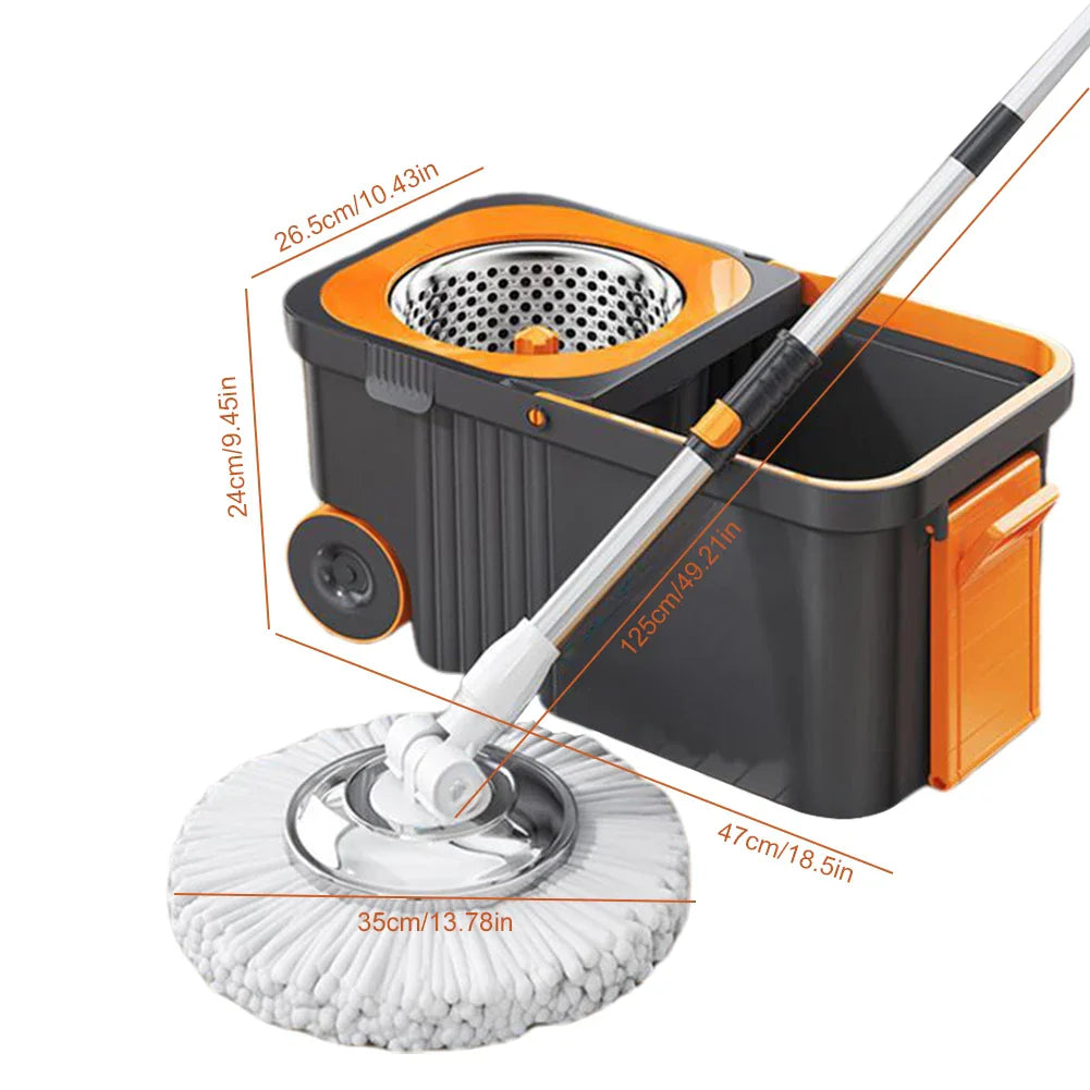 Skanto | Ultra Dry Turbo Clean Mikrofiber Enkel Rengjøringsmopp
