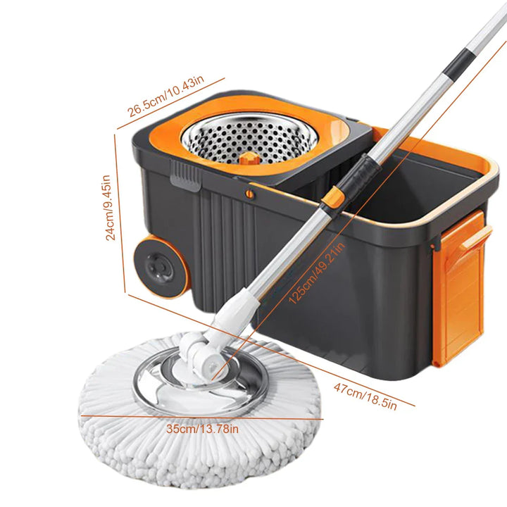 Skanto | Ultra Dry Turbo Clean Mikrofiber Enkel Rengjøringsmopp