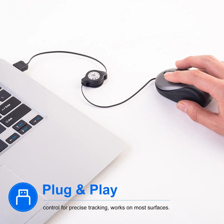 Skanto | Bærbar USB Type C Uttrekkbar Mus