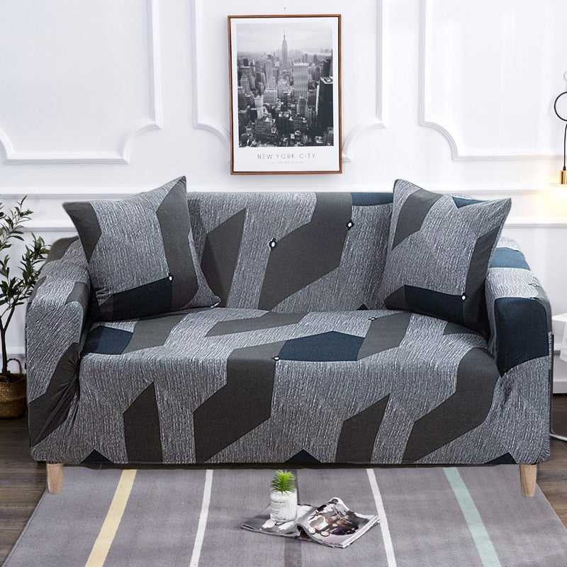 Moderne Skli-sikre Fargerik Elastisk Sofatrekk | Skanto