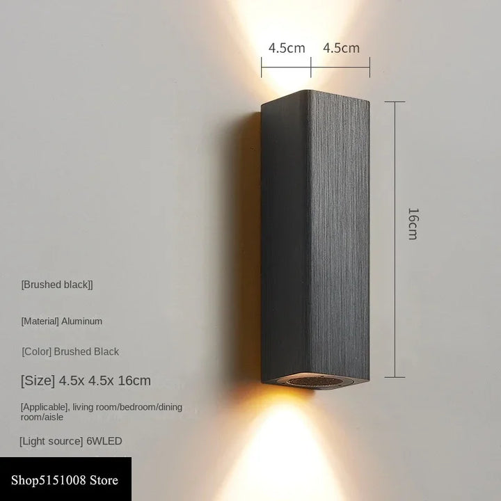 LumiGlow - Stillegående LED Vegglampe med Varme og Kjølige Lys | Skanto