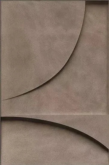 Moderne minimalistiske flate geometriske linjer veggkunst fine kunst lerret utskrifter retro brun abstrakt bilder for stue moderne interiør dekor | Skanto