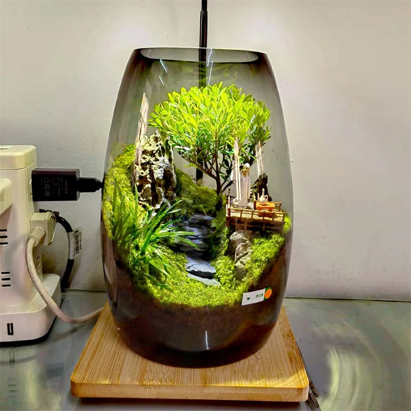 Moderne Mikro Scene Landskap Glass Vase | Skanto