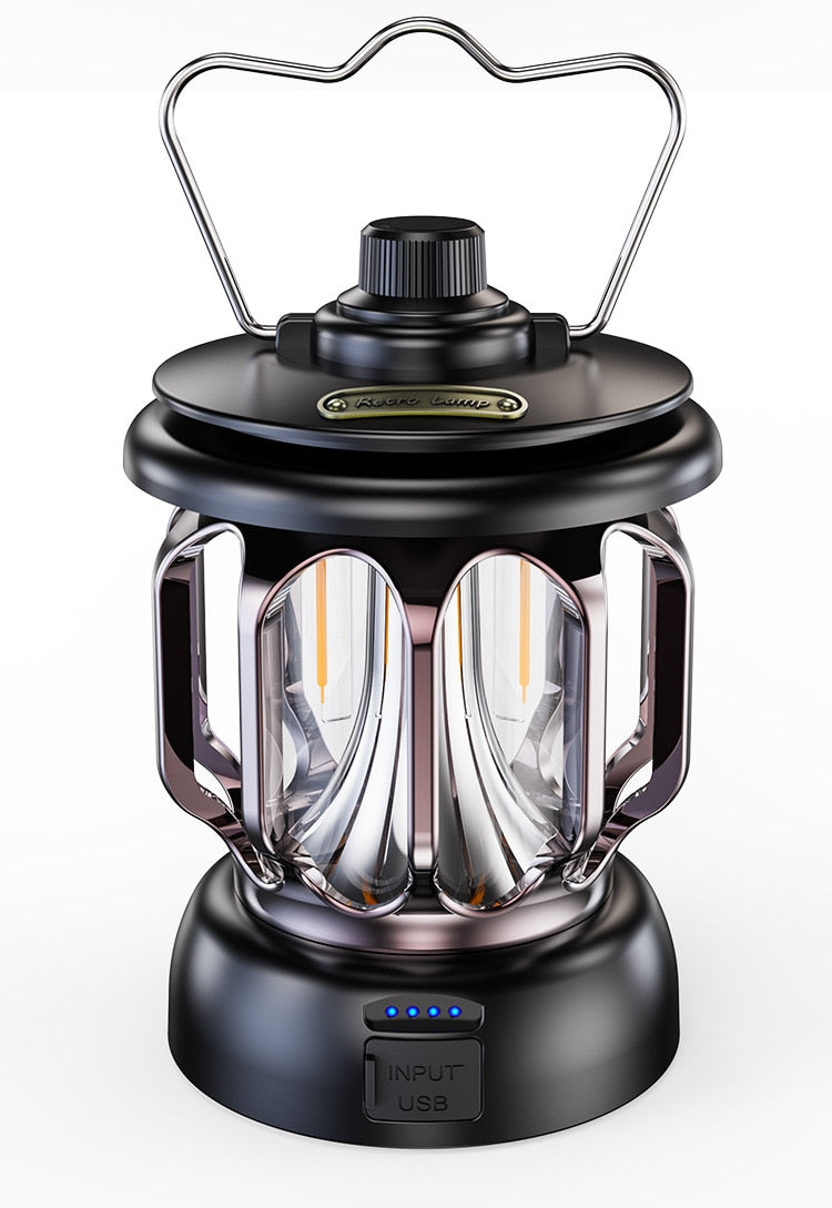 Retro Power Bank Camping LED Lampe | Skanto