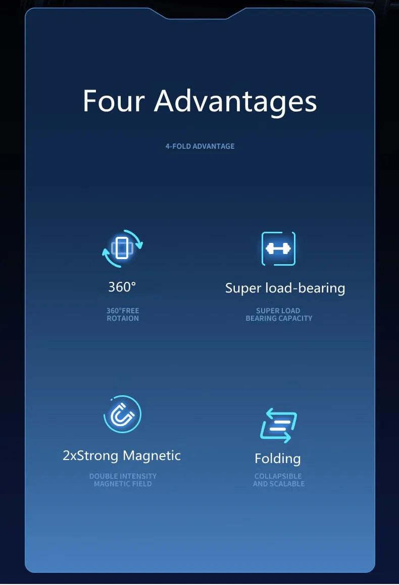 Skanto | 360 Grad Rotérbar Magnetisk Telefonholder