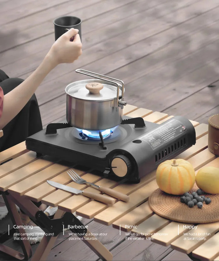 Camp Cuisine Mini Bærbar Gasskomfyr | Skanto