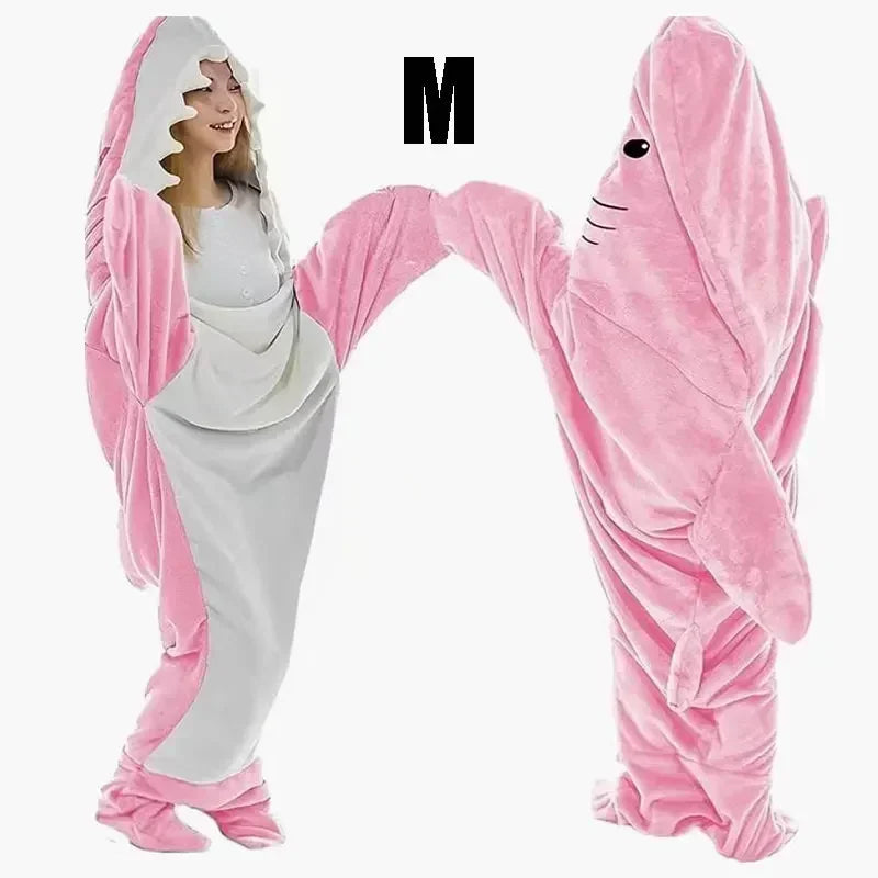 Snuggly Shark Koselig Hettegenser Epleteppe | Skanto