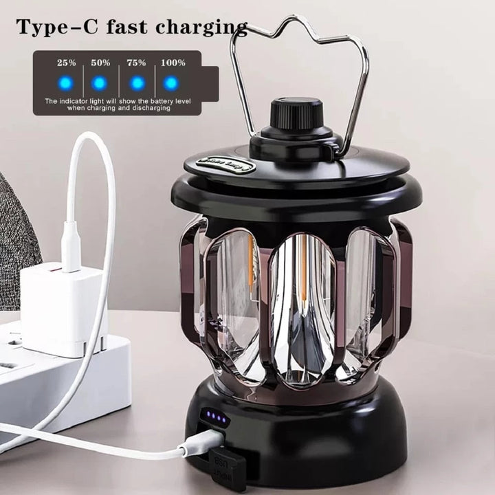 Skanto | Retro Power Bank Camping LED Lampe
