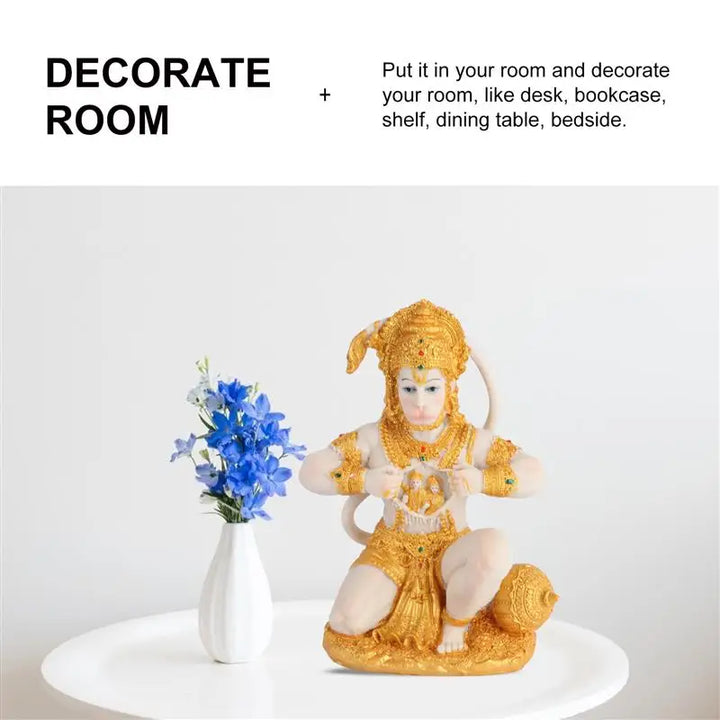 Skanto | 1 Stykke Hanuman Buddha Ape Gud Figur Southeast Asian Stil Hjem Skulptur Herre Hanuman Statue Buddha Figur Ornament