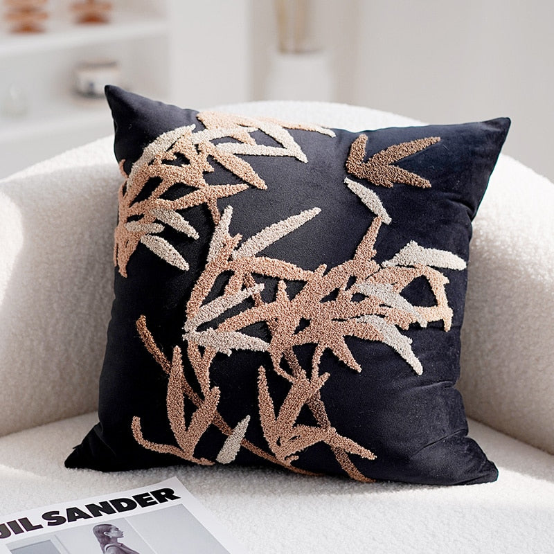 Brodert Orkidé Putetrekk