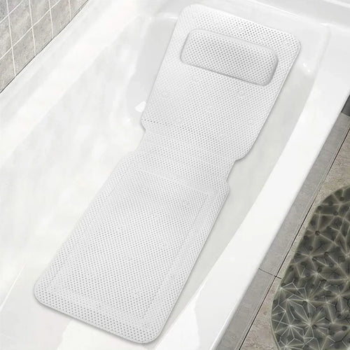 HydroComfort Non-Slip Badekar Matte med Pute Skanto