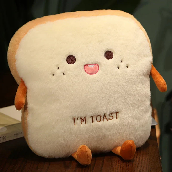 Skanto | Plush Toast Brød Ultra Myk Håndvarmerpute