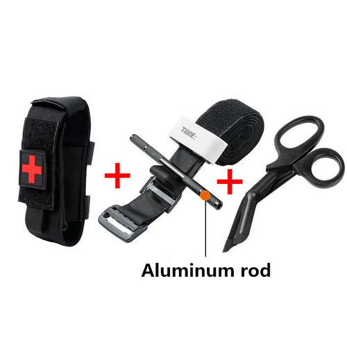 Skanto | Militært taktisk førstehjelp rotasjonstrykk CAT aluminiumstav tourniquet - Essensielt fotturer, camping, overlevelsesutstyr for Molle-redning