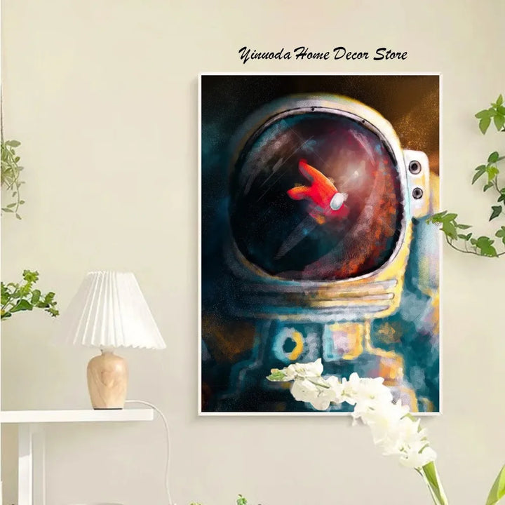 Skanto Among Us Plakat Veggkunst Hjemmeinnredning Rominnredning Digital Maleri Stue Restaurant Kjøkken Kunst