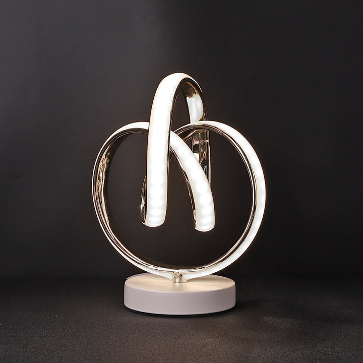 Skanto | SpiralGlow – Elegant LED Bordlampe med Koselig Varmt Lys