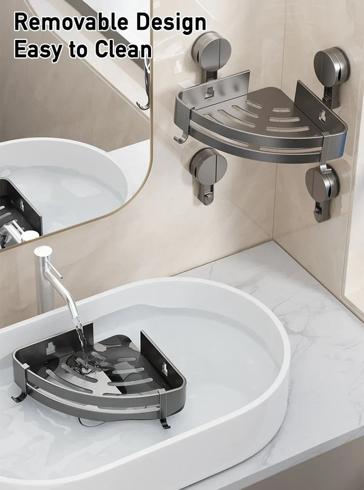 AquaGrip – Luksus Sugekop Badehylle uten boring Skanto