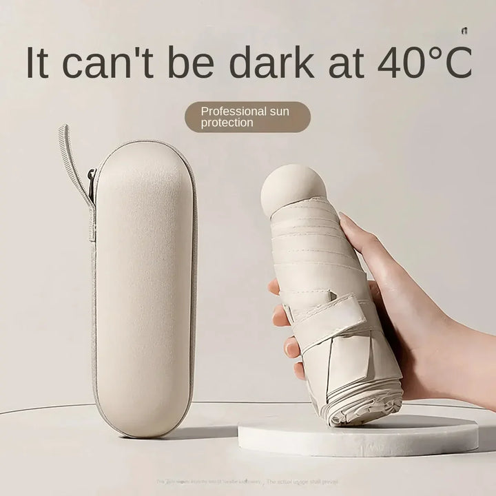 Mini solskjerm regnvær beskyttelse minimal paraply | Skanto