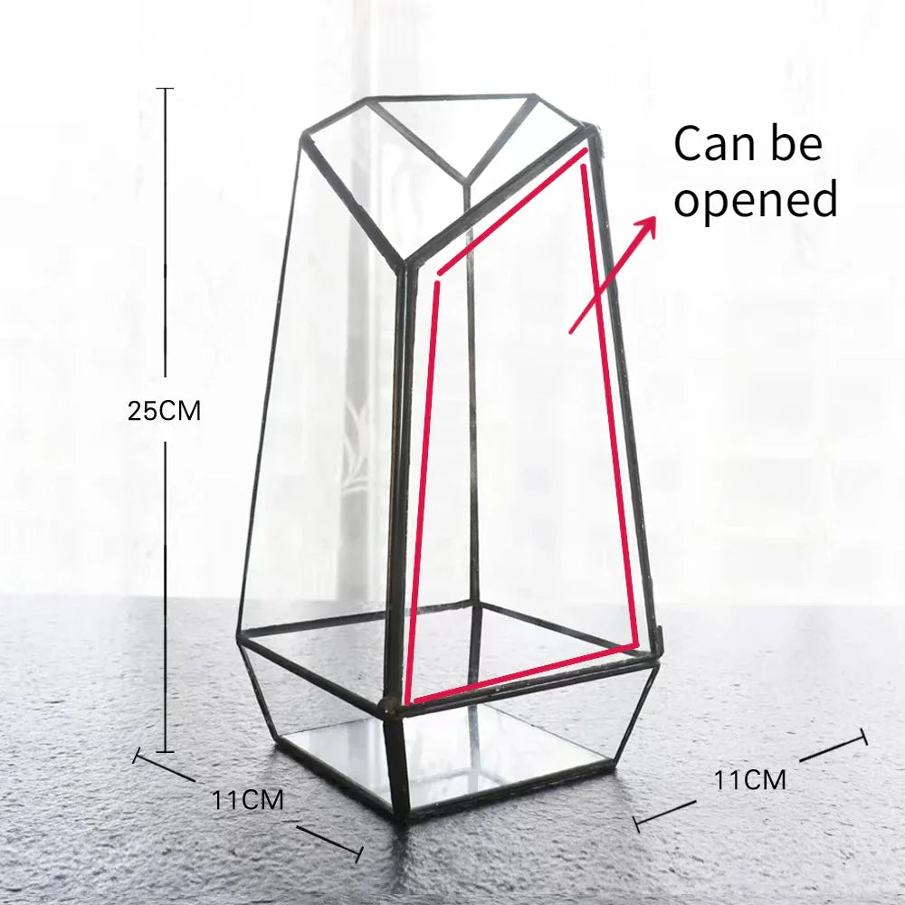 Moderne Geometriske Natur-Inspirerte Botaniske Terrarium | Skanto