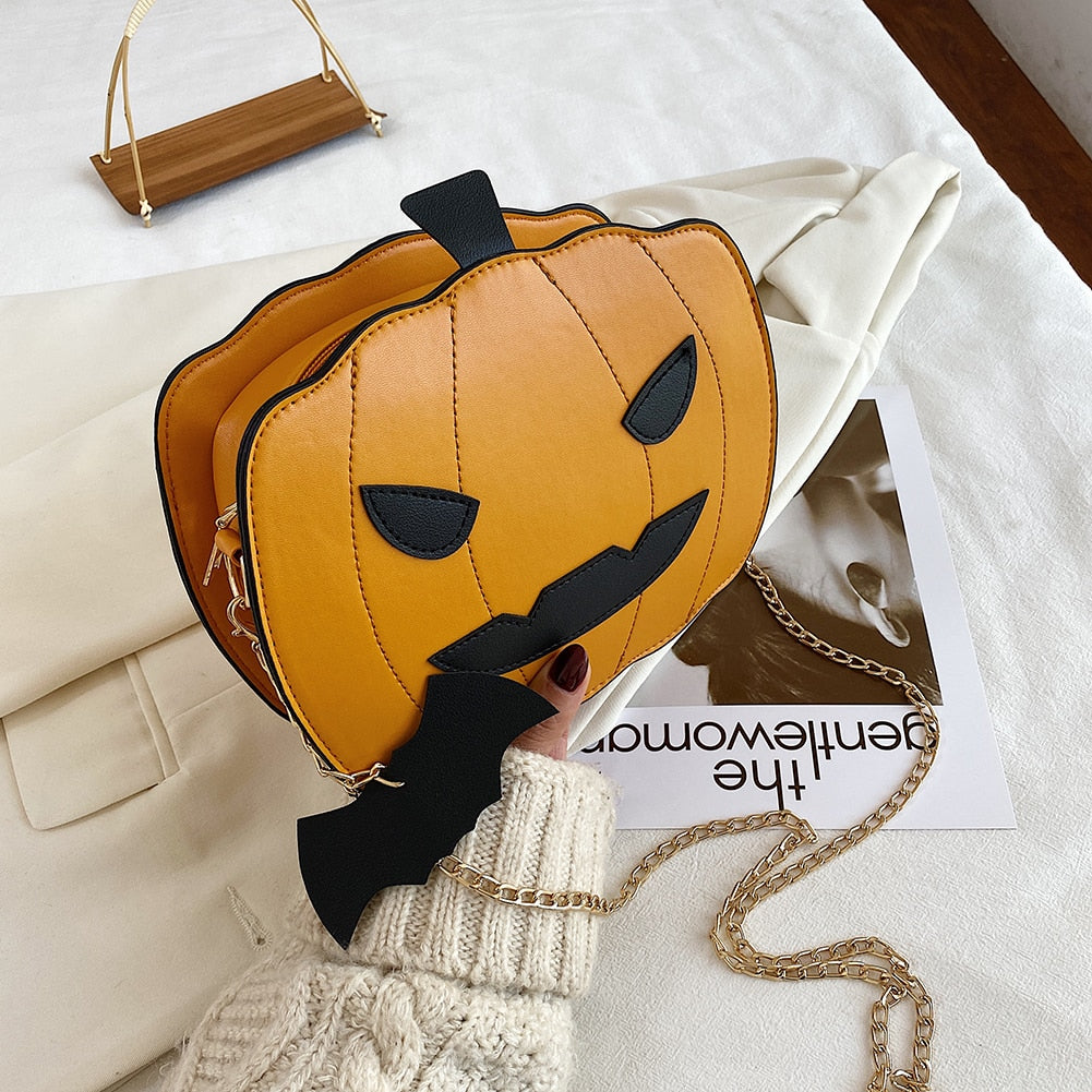 Skanto | Pumpkinsk Form Mini Skulderveske