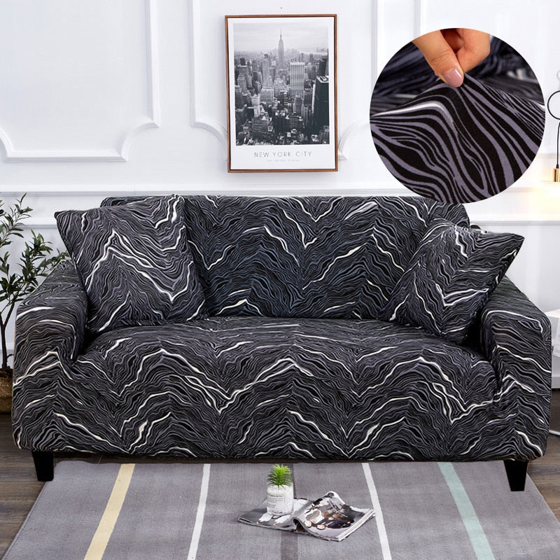 Skanto | Moderne Antiskli Fargerik Elastisk Sofa Trekk
